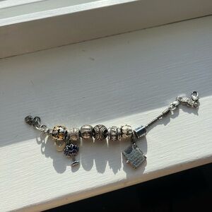 Brighton Silver Charm Bracelet